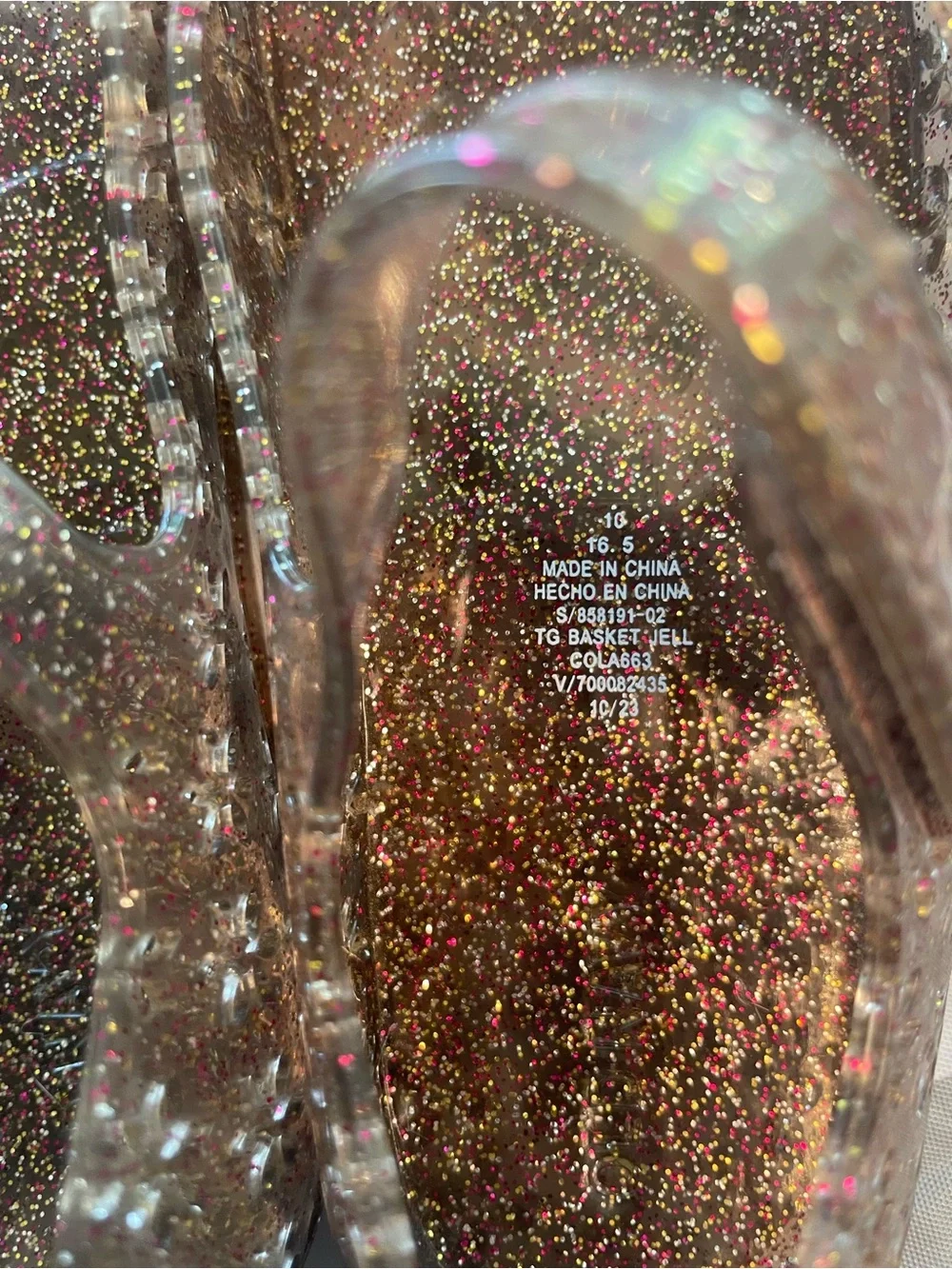 Old Navy sparkling clear